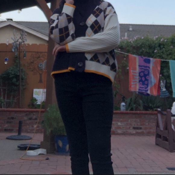 argyle cardigan ♡ - Picture 12 of 14
